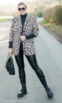 Preview: Samt Geolux Animalprint von Swafing by Ki-ba-doo